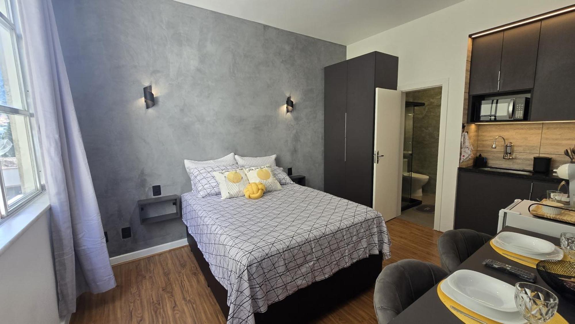 Apartamento Loft Moderno E Aconchegante A Dois Passos Da Feirinha Do Alto! Teresópolis Exterior foto